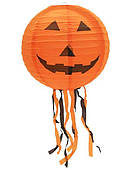 Ліхтарик гарбуз 30 см з підвісками