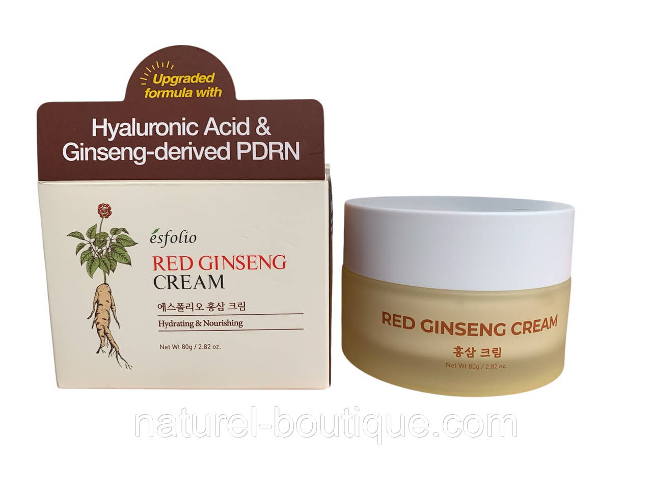 Крем Esfolio для обличчя Red Ginseng з екстрактом червоного женьшеню 80 г, фото 1