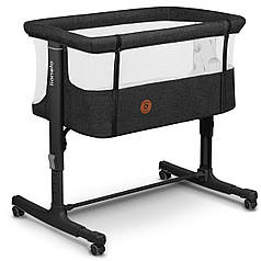 Ліжечко приставне Lionelo AURORA GREY GRAPHITE