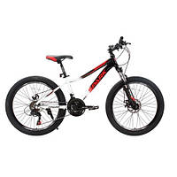 Велосипед SPARK MONTERO JR. (колеса — 24", алюмінієва рама — 13") білий із чорним