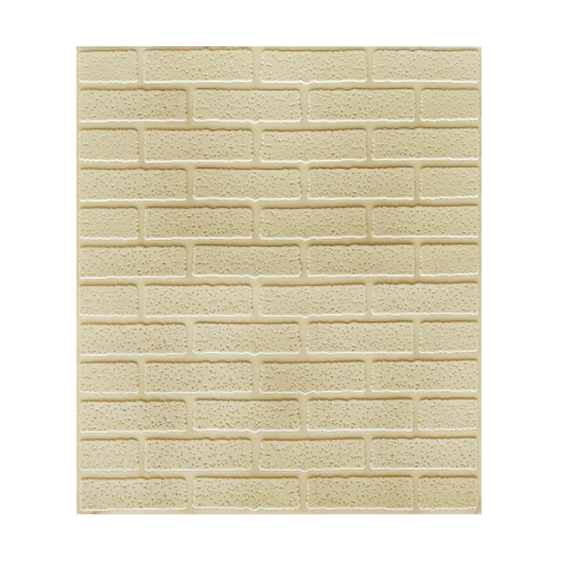 Самоклеюча 3D панель 700x770x5мм Бежева декоративна цегла (XBG-4)