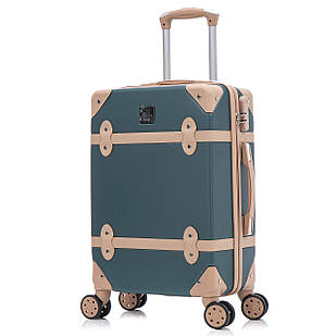 Валіза Semi Line 20" (S) Green-Navy (T5838-2)