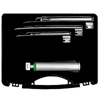 Ларингоскоп Міллера, набір з 3 клинків ( № 2, 3, 4) прямих, волоконнооптичні Durable DHS-23-32