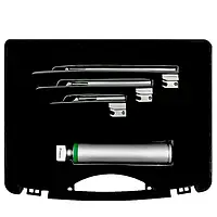 Ларингоскоп Міллера, набір з 3 клинків (№1, 2, 3) прямих, волоконнооптичні Durable DHS-23-31