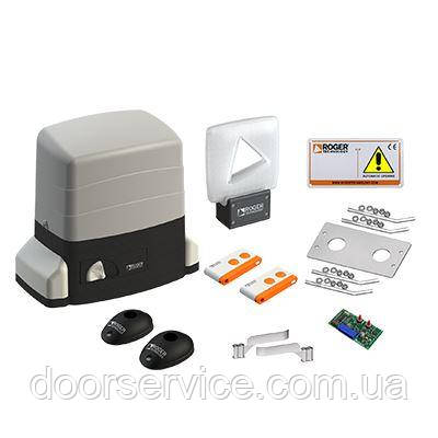 KIT R30/805 Комплект автоматики для відкатних воріт вагою до 800 кг з механічними кінцевими вимикачами Roger, фото 1