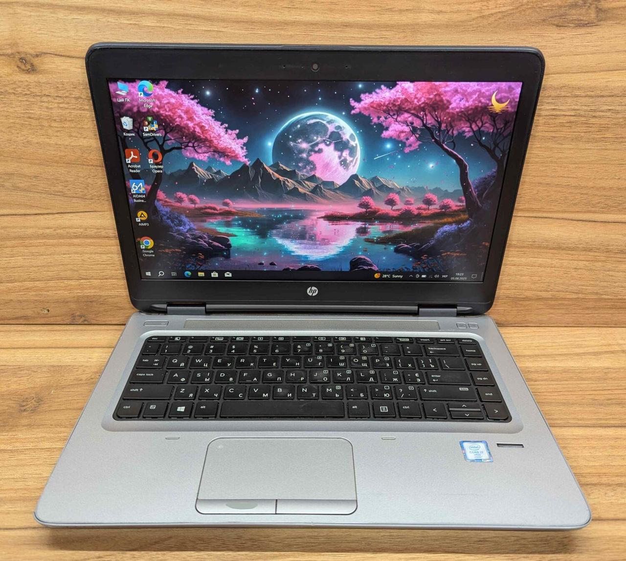 Б/в Ноутбук Б-клас HP ProBook 640 G2 14" 1920x1080| Core i7-6600U| 8 GB RAM| 500 GB HDD| HD 520