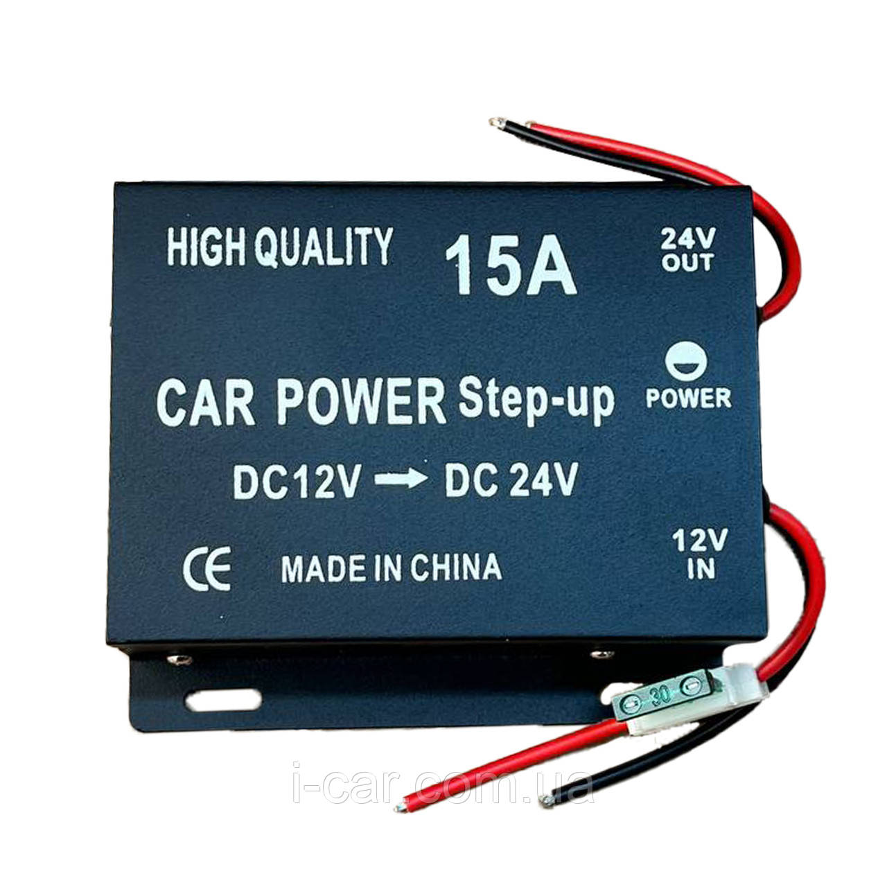 Підвищуючий перетворювач напруги з 12 на 24 вольт 15A, фото 1