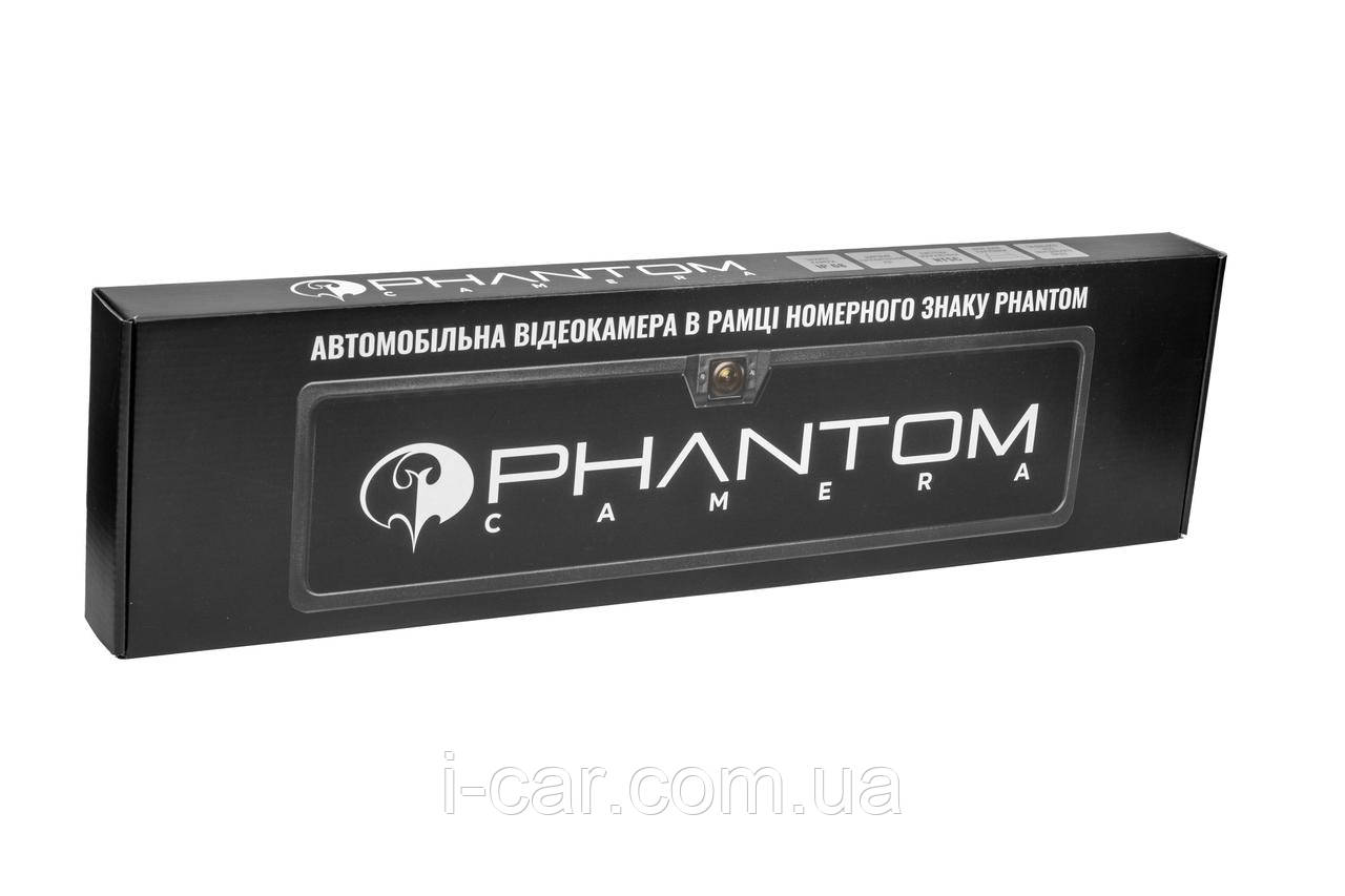 Phantom UF-36FHD універсальна камера переднього/заднього огляду в рамці номерного знаку, фото 1