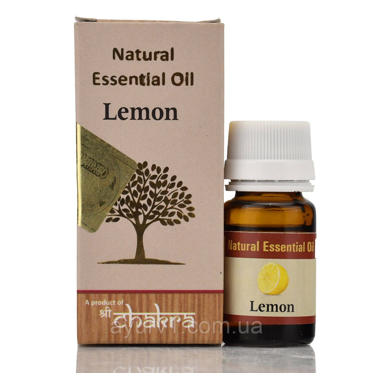 Натуральна ефірна олія Лемон, Чакра, 10 ml