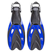 Ласти Dolvor F66 Deep - розмір L(43-46) - з відкритою п'ятою - Сині