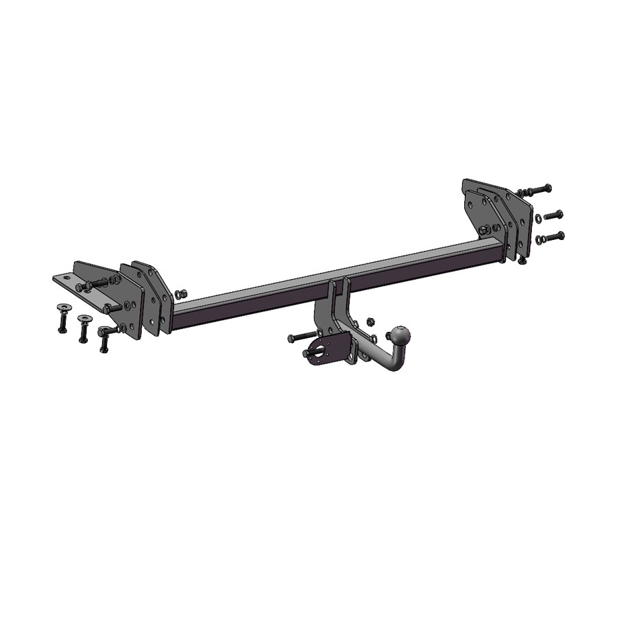 Фаркоп знімний на 2 болти - Nissan Navara Пікап (2005-...), фото 1