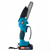Міні пила акумуляторна ланцюгова Chain Saw 6" TL-0600 + 2АКБ 21V + зарядне + ланцюг + бокс