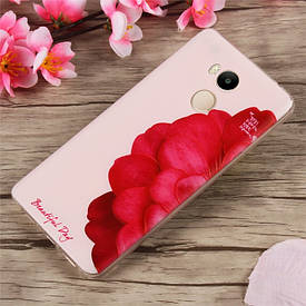 Силіконовий чохол бампер на Xiaomi Redmi 4 pro / Redmi 4 prime з малюнком підлогу квітки