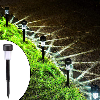 Садові ліхтарі на сонячній батареї 21.5 см BS-002 Комплект 10 шт.