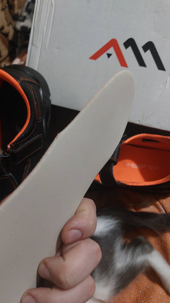 Сандалі робочі захисні з металевою вставкою 44 розмір BSSB ArtMas - фото покупців 2