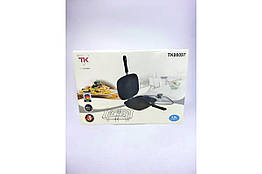 Сковорода гриль двостороння Top Kitchen 28х22 см чорний литий алюміній