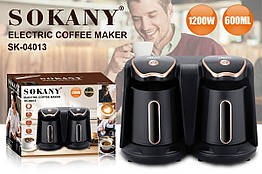 Кавоварка для турецької кави 2 в 1 Sokany SK-04013 1200 Вт 600 мл