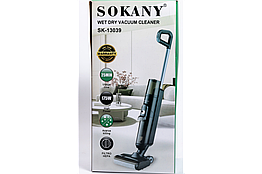 Пилосос на акумуляторі Sokany миючий для сухого і вологого прибирання 175 Вт до 25 хвилин