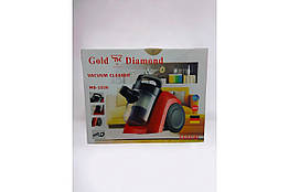 Пилосос Gold Diamond колбовий 3500 Вт червоний з набором насадок