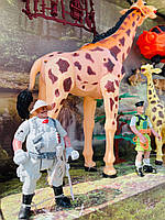 Набір рятувальників F127-31 дикі тварини 5шт, розмір фігурок від 4 до 28см, човен 22см, вертоліт, фігурки, в коробці, 56-37-14см, фото 5