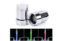 LED насадка на кран з підсвіткою TV000172 кольорова пластик ABS 21 г