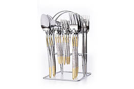 Набір столових приладів Top Kitchen D 24 предмети нержавіюча сталь глянцева