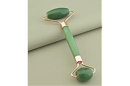 Нефритовий роликовий масажер для обличчя TV50003 нефрит 14 см х 4,5 см