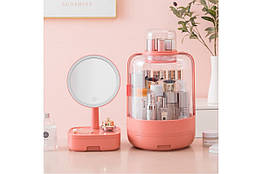 Органайзер для косметики Рожевий пластик зручний і стильний