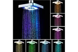 Світлодіодна насадка для душу квадратна TV000919-918 світиться 2 режими