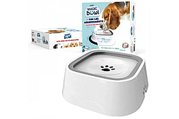 Поїлка для тварин MAGIC BOWL 1,5л біла непроливайка 22,5х18,5х7,8 см