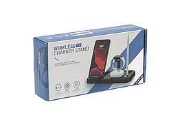 Бездротова зарядка док-станція 4 в 1 HS-299 для заряджання та синхронізації