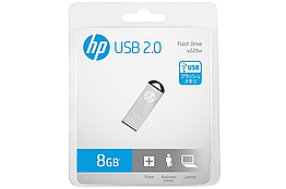Флешка HP 8 ГБ USB Flash Drive HS-344 металевий корпус USB 2.0