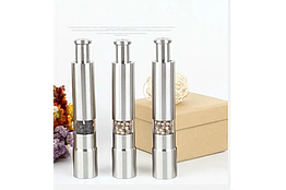 Подрібнювач для солі та перцю механічний ТК-36 метал 30 мл