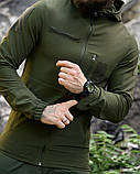 Легка Вітровка Тактична куртка Cambodia оливкова з еластичного матеріалу ТМ, фото 3