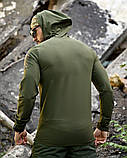 Легка Вітровка Тактична куртка Cambodia оливкова з еластичного матеріалу ТМ, фото 6