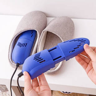Сушарка для взуття електрична телескопічна Синя