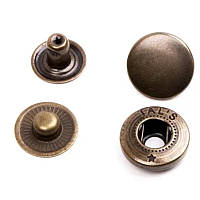 Кнопка сталь 15 мм alfa antic 720 шт./пач. TALS