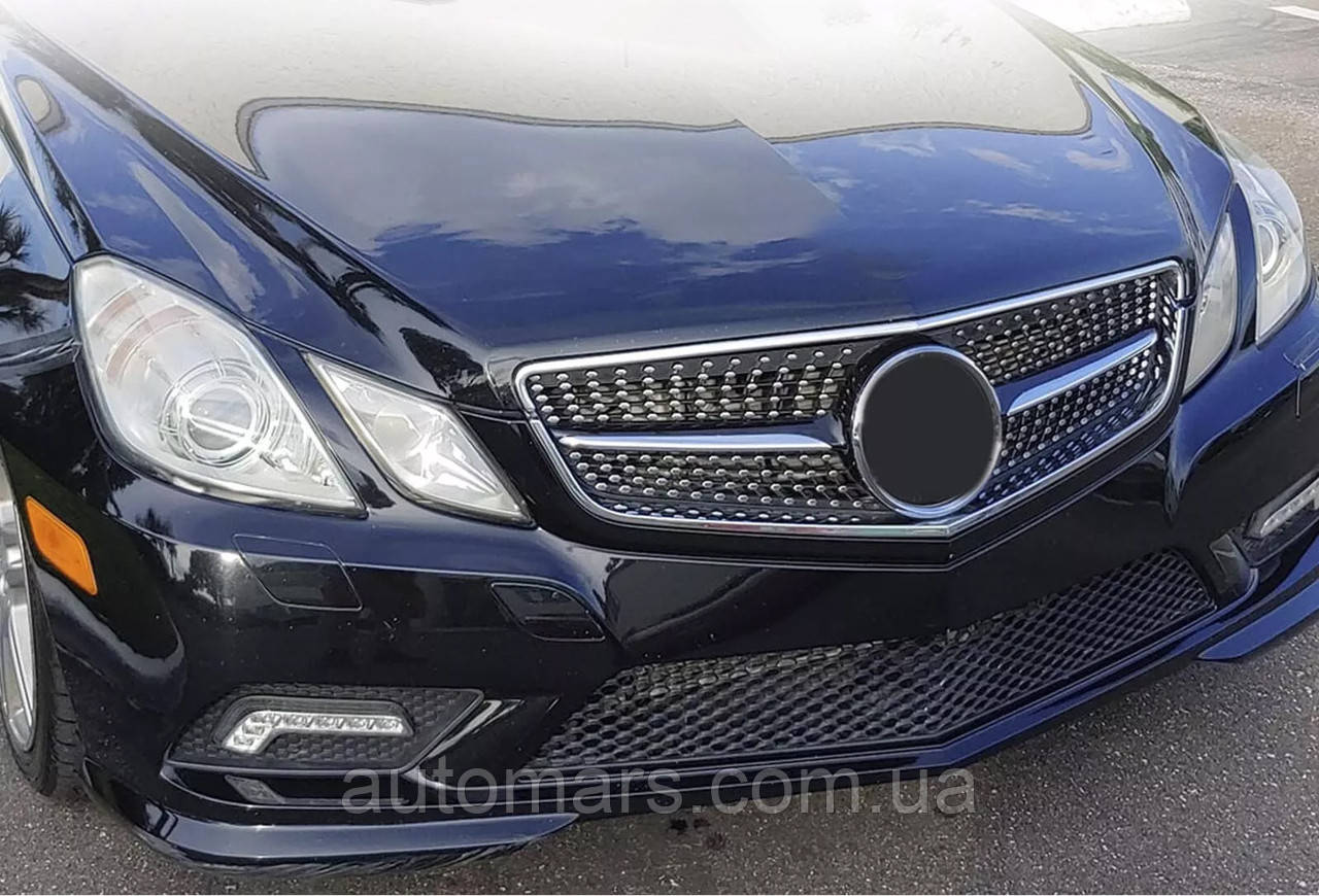 Передня решітка (2009-2013, Diamond Silver) для Mercedes E-сlass coupe C207 рр, фото 1