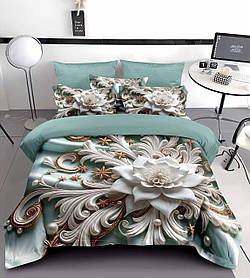 Постільна білизна євро розмір Люкс Сатин