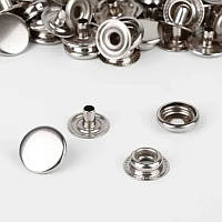 Кнопка сталь 15 мм kapa nikel 720 шт./уп TALS