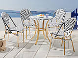 Ротанговий комплект для саду RIFREDDO — стіл і 4 стільці, фото 2
