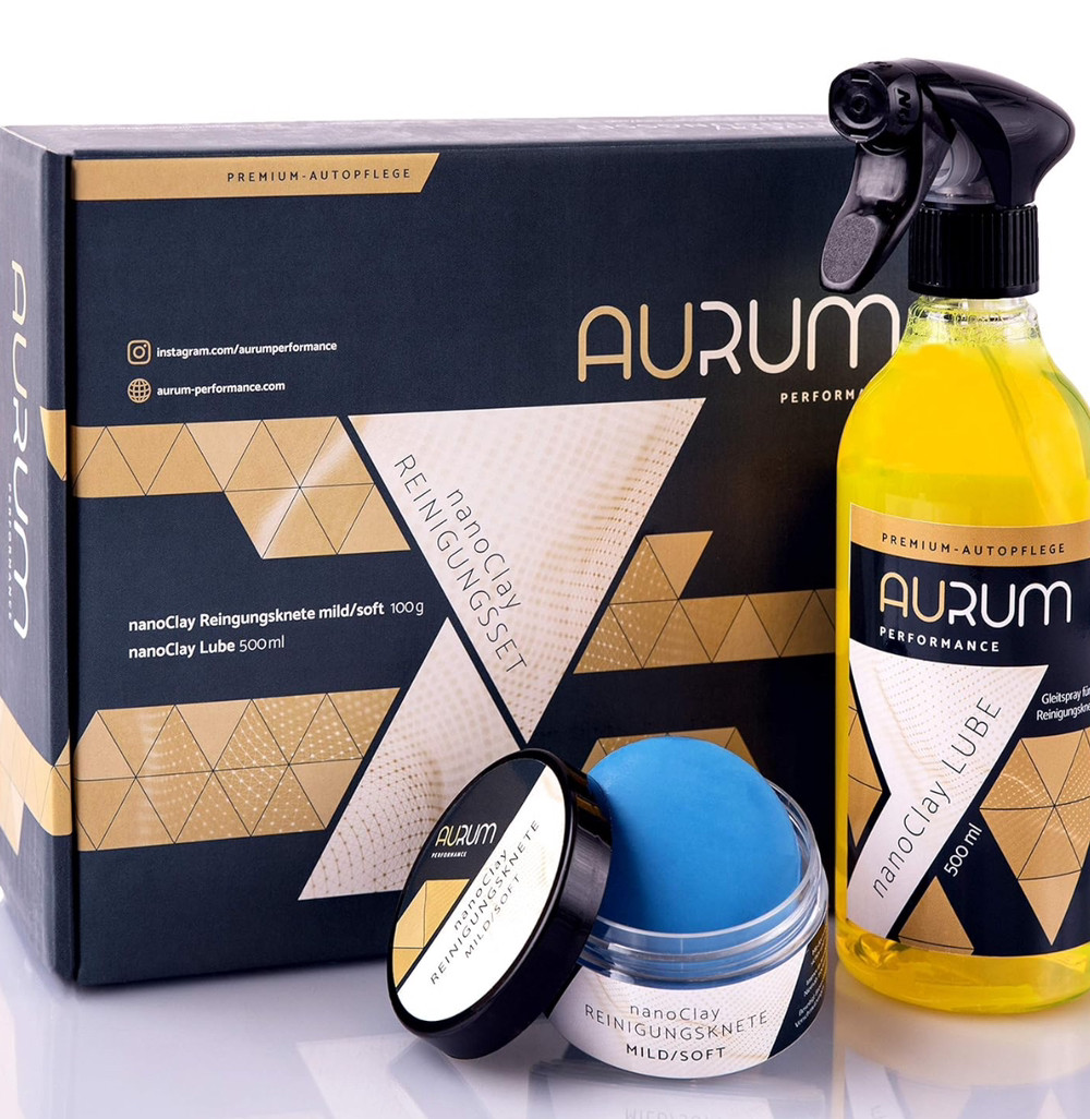 Набір для догляду кузова Aurum-Performance nanoClay, авто, нано-глина, фото 1