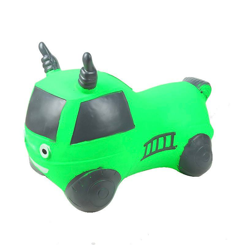 Дитячий стрибун MS 4692 машинка Зелена, фото 1