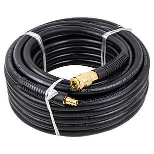 Шланг гумовий повітряний армований із фітингами 10 мм х 17 мм х 15 м Rockforce RF-AHC-10/L