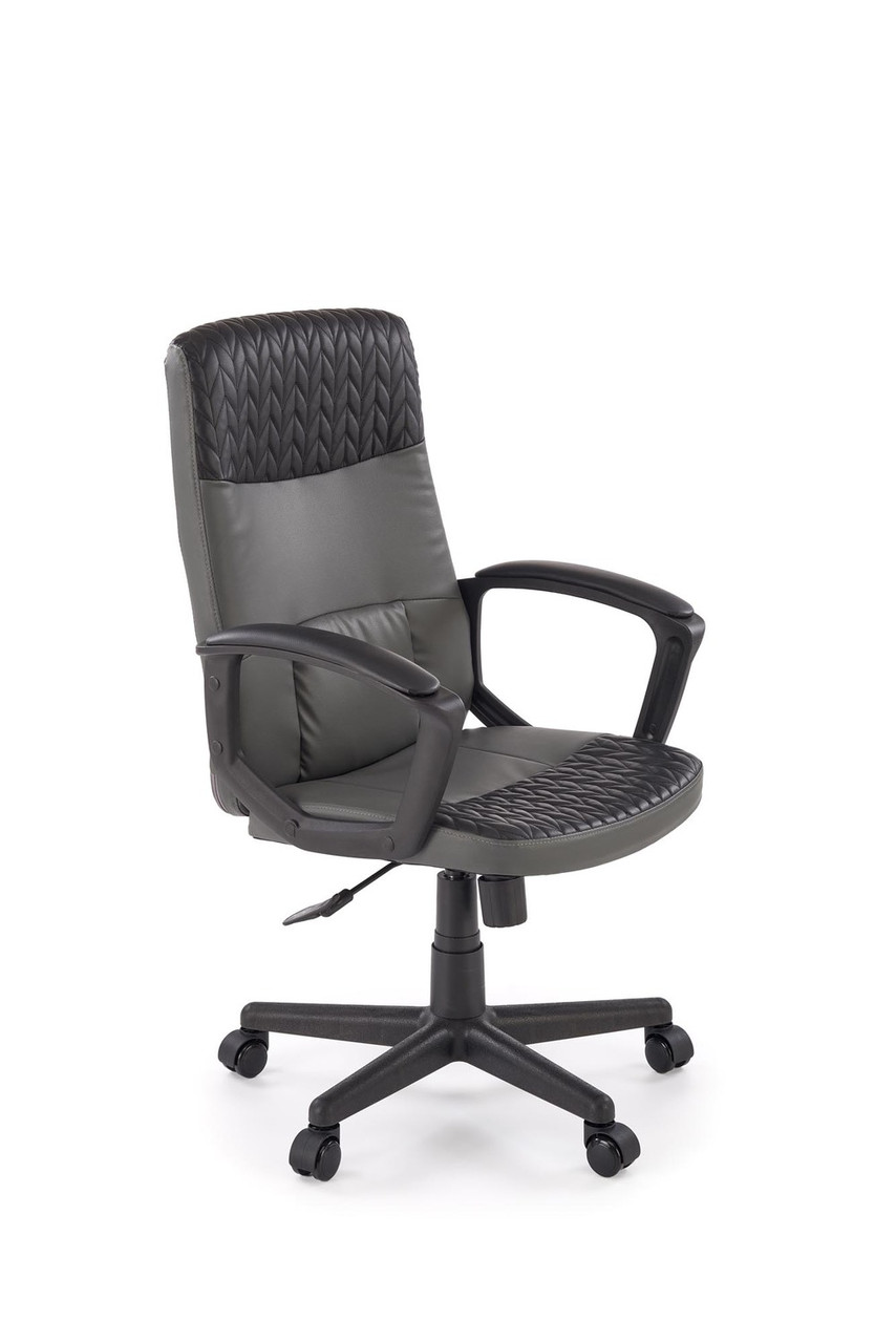 Обертове крісло BJORN чорно-сірого кольору HALMAR, фото 1