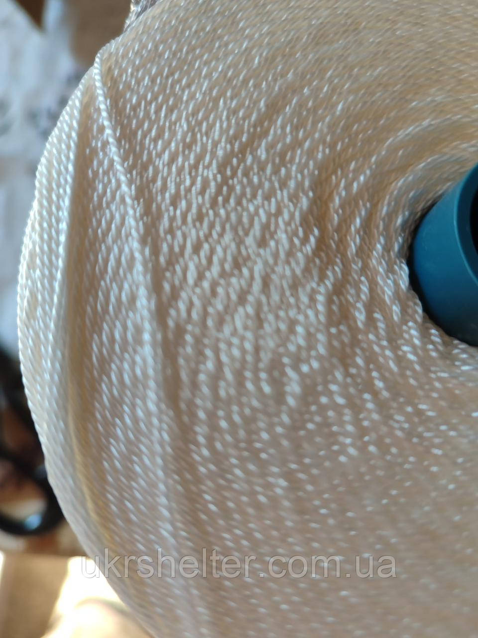 Нитка капронова (поліамідна) 187 текс*1*3 (1,2 мм) кручена білий