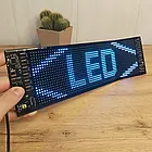 Світлодіодна матрична панель LED EYES 20×64 для авто 102×348 мм RGB з Bluetooth управлінням, фото 9