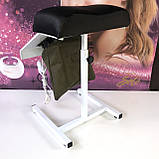 Витяжка для педикюру з підставкою, потужністю 100 Вт чорна, фото 4