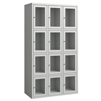 Локер з прозорими дверцятами ШЯ/С-300/3-4