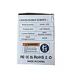 Світлодіодна матрична панель LED EYES 16×96 для авто 120×595 мм RGB з Bluetooth управлінням, фото 2